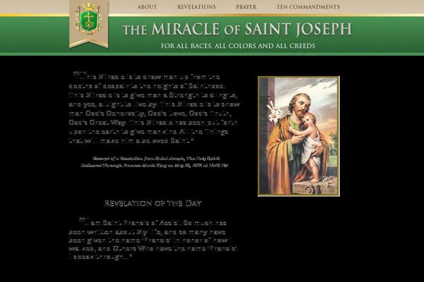 themiracleofstjoseph.org site used The-revelation