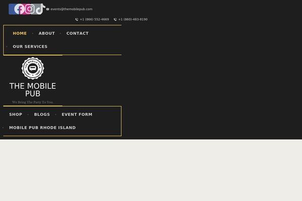 Pubzinne theme site design template sample