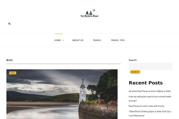 themodernmiami.com site used Travelore