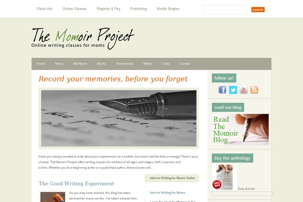 themomoirproject.com site used Ta-newspaper
