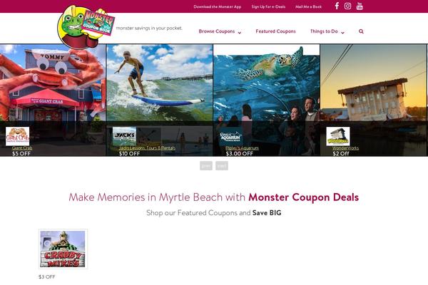 themonstercouponbook.com site used Monster-coupon-book
