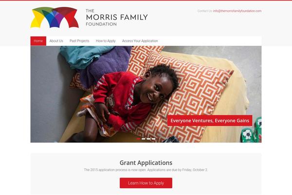 themorrisfamilyfoundation.com site used Accelerate