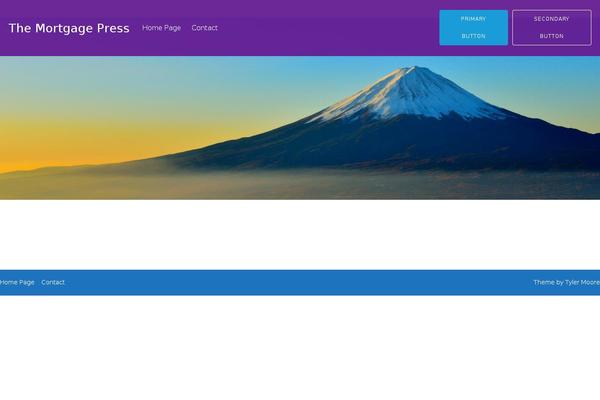Tesseract theme site design template sample