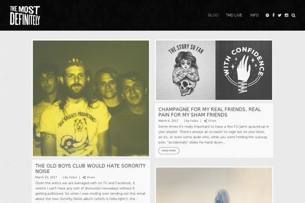 Site using My Twitter Widget plugin
