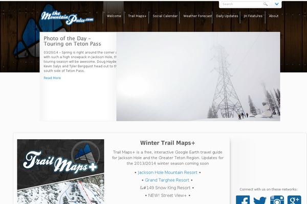 Site using Weather Underground plugin