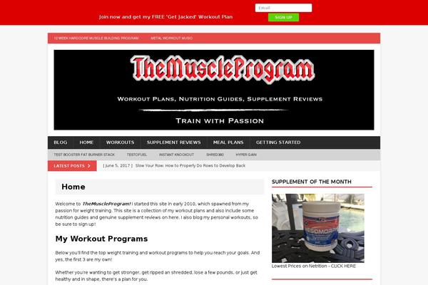 Site using Thrive-visual-editor plugin