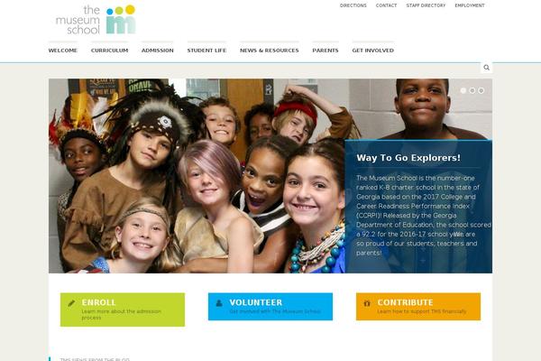 Buntington theme site design template sample
