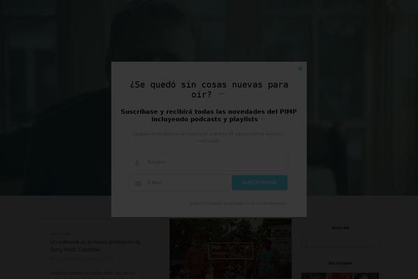 Site using Pop-Up CC plugin