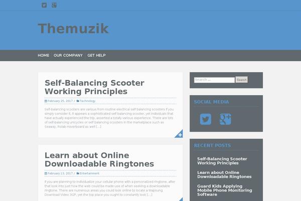 Solon theme site design template sample