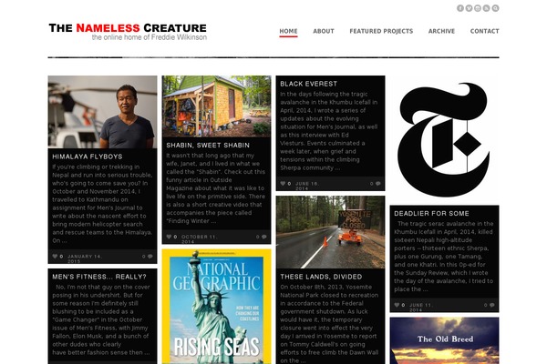 thenamelesscreature.com site used F8