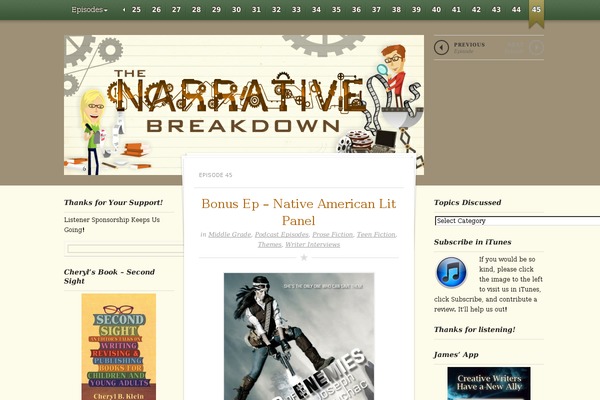 chapters theme websites examples