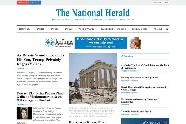 tnh theme websites examples