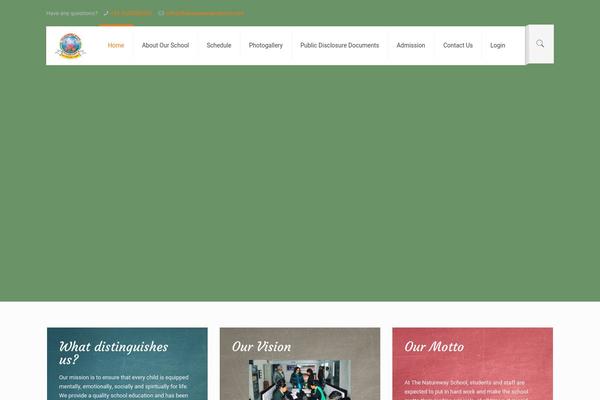 BeTheme Child theme site design template sample