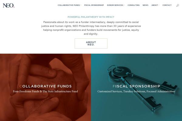 Neo theme site design template sample