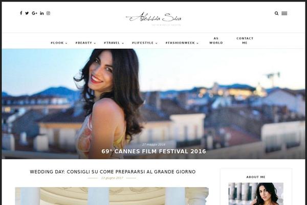 Letsblog theme site design template sample