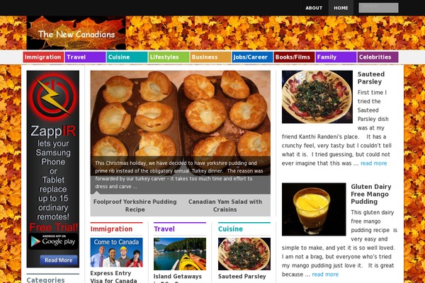 Blogus theme site design template sample