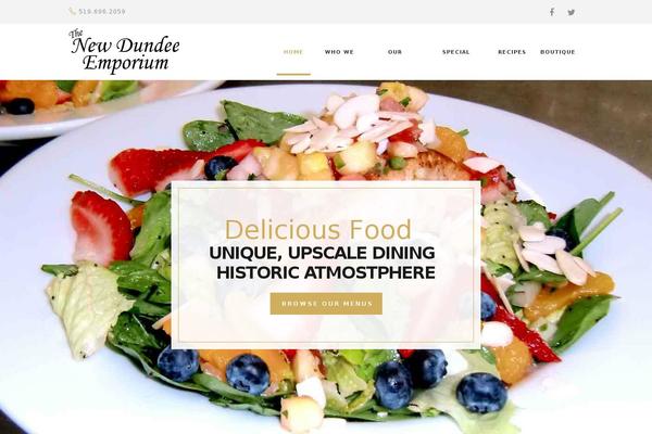 Risotto theme site design template sample