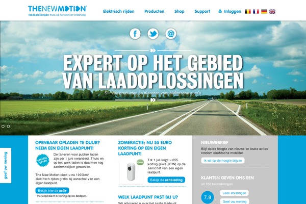 the-new-motion theme websites examples
