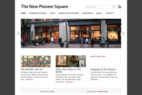 Aeroblog theme site design template sample