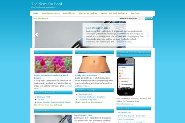 Daily Dish Pro theme site design template sample