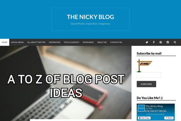 Wishful Blog theme site design template sample