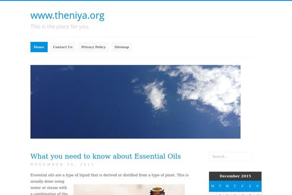 Twenty Twenty theme site design template sample