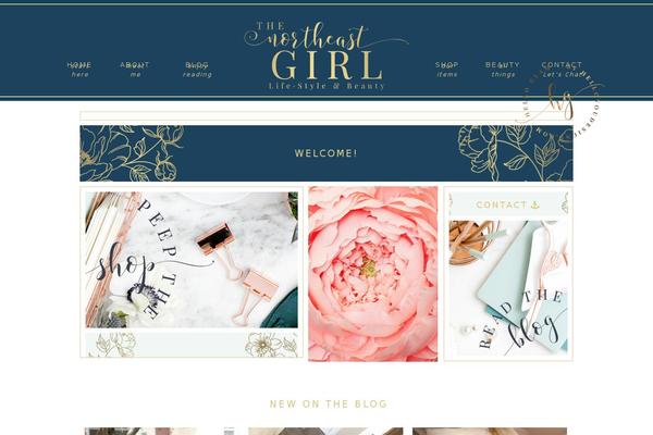 thenortheastgirl.com site used Madison-theme
