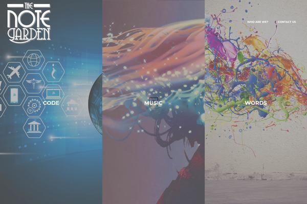 Collective theme site design template sample
