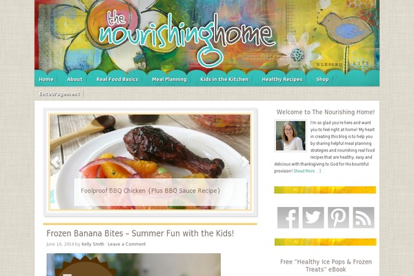 thenourishinghome.com site used Backcountry Child Theme