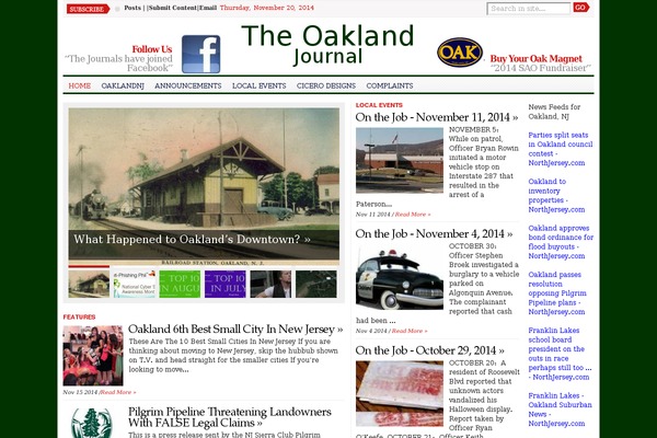 Customizr theme site design template sample