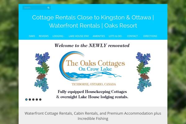 theoaksresort.com site used Webshark