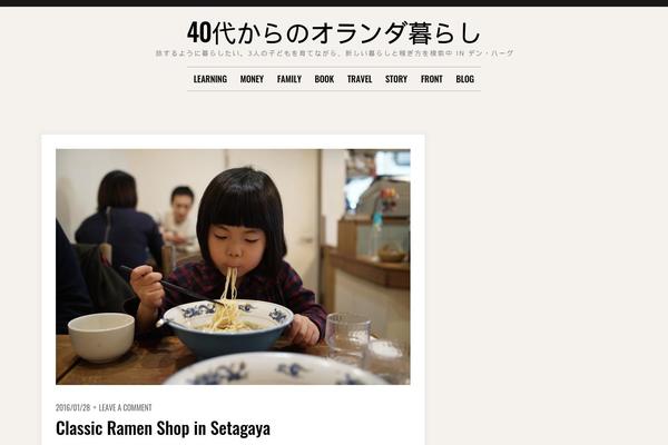 Moderne theme site design template sample