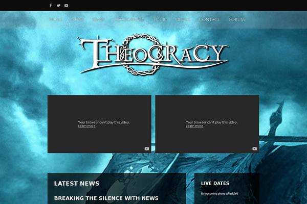 Site using Wolf-music-network plugin