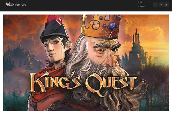 Borderland theme site design template sample