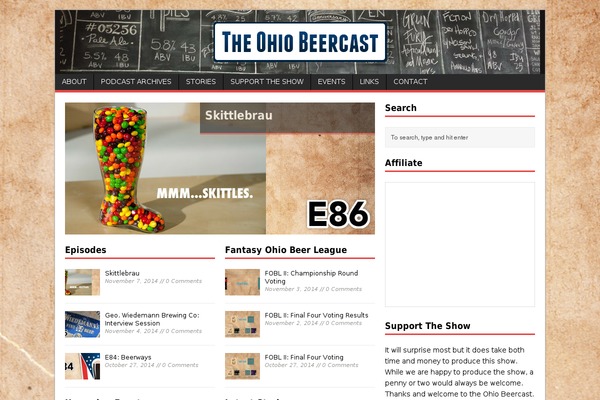 Site using Event List plugin