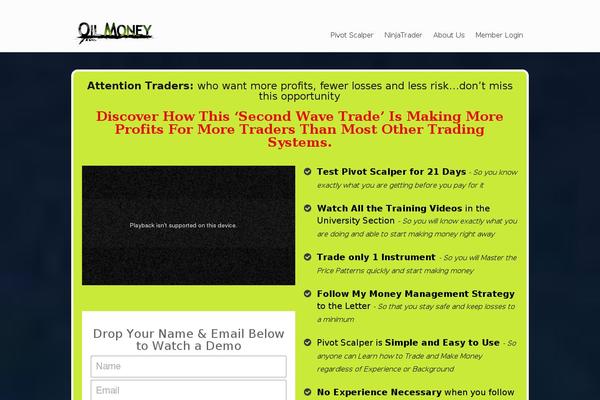 Ignition theme site design template sample