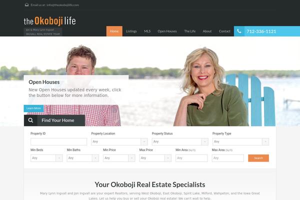 Site using Easy-real-estate plugin