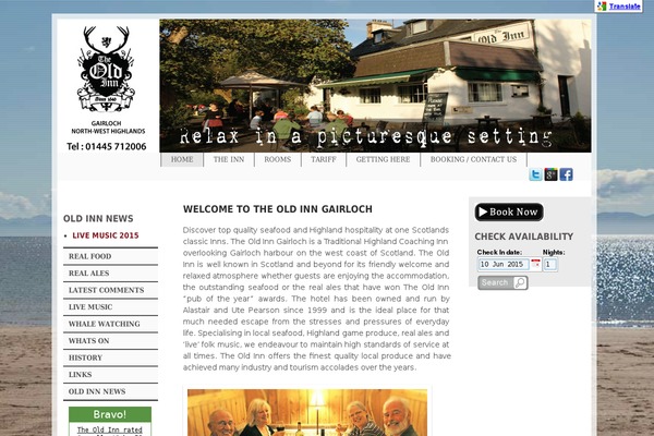 theoldinn.net site used Hotell