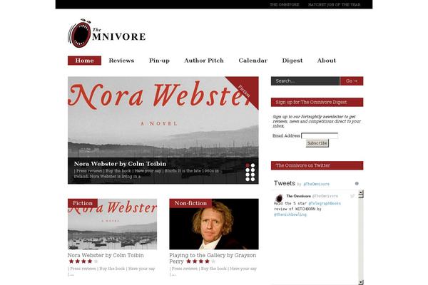 Gonzo theme site design template sample