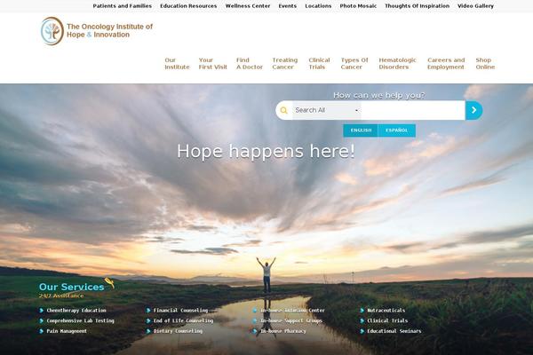 Hive theme site design template sample