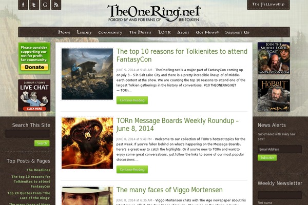 theonering.net site used The-one-ring-2020
