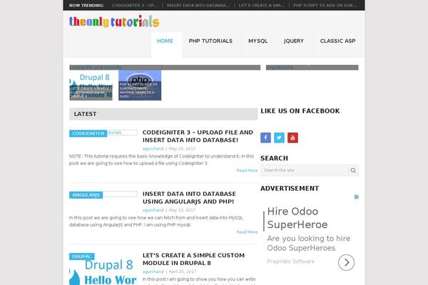 Overlay theme site design template sample