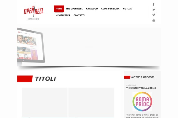 theopenreel.it site used Ace