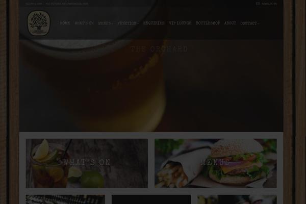theorchardtavern.com.au site used Social-tap