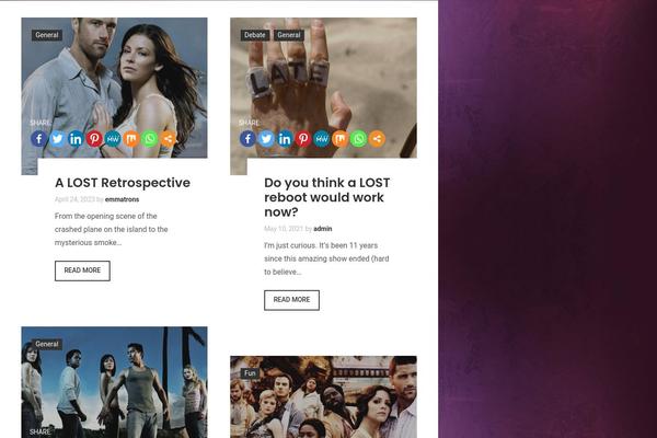 Site using Sassy Social Share plugin