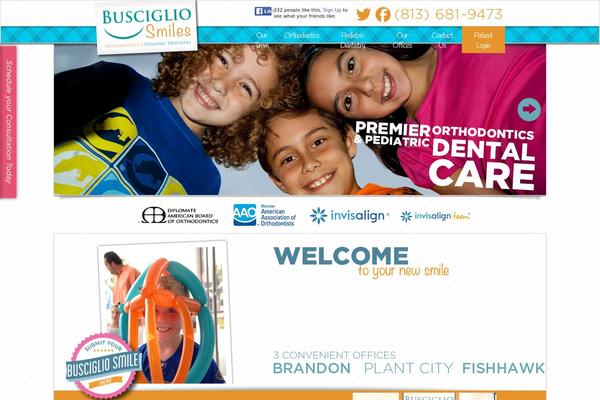 Salient Child theme site design template sample