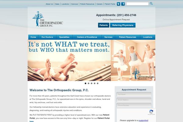 theorthogroup.com site used Tog2016