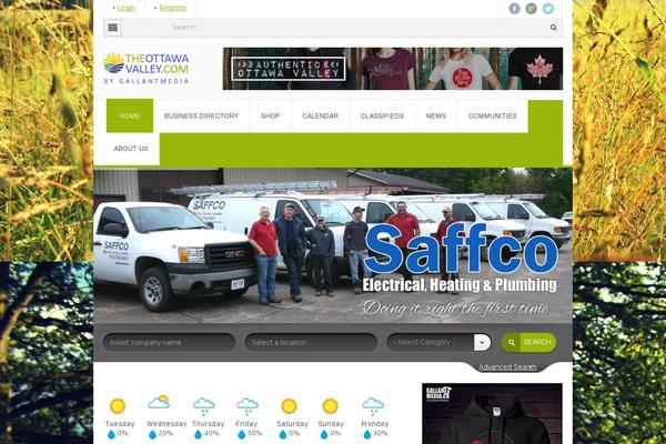 GLOCAL theme site design template sample