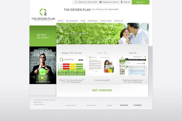 Eco Nature theme site design template sample