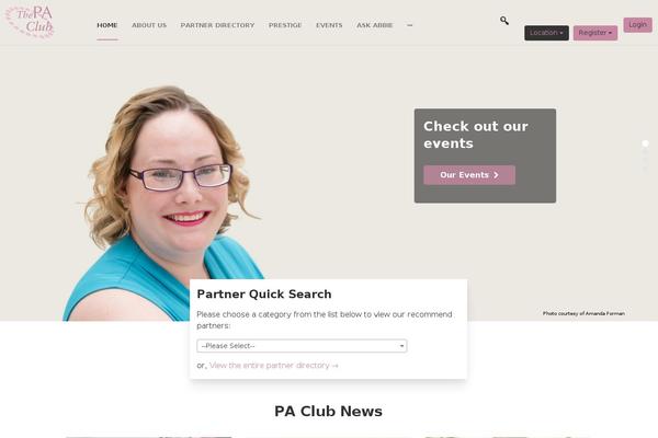 thepaclub.com site used Onesocial-child